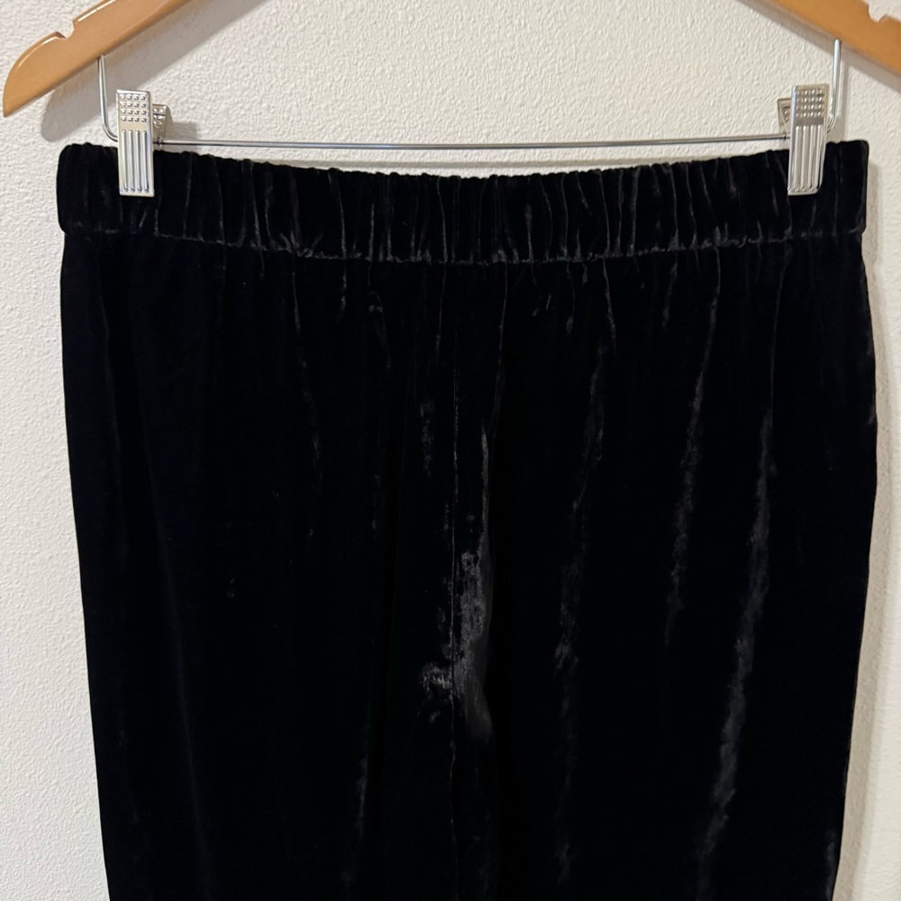 J. Crew Peyton Velvet Pull On Ankle Dressy Pants Black Evening Career NWT-8 - Picture 7 of 9